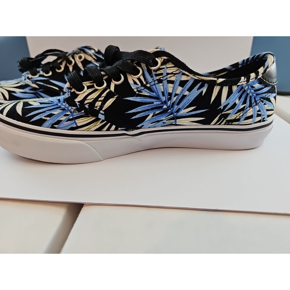 Tropical Vans Blue & Black Ortholite Low Top Women's Size 8.5 - Picture 8 of 9